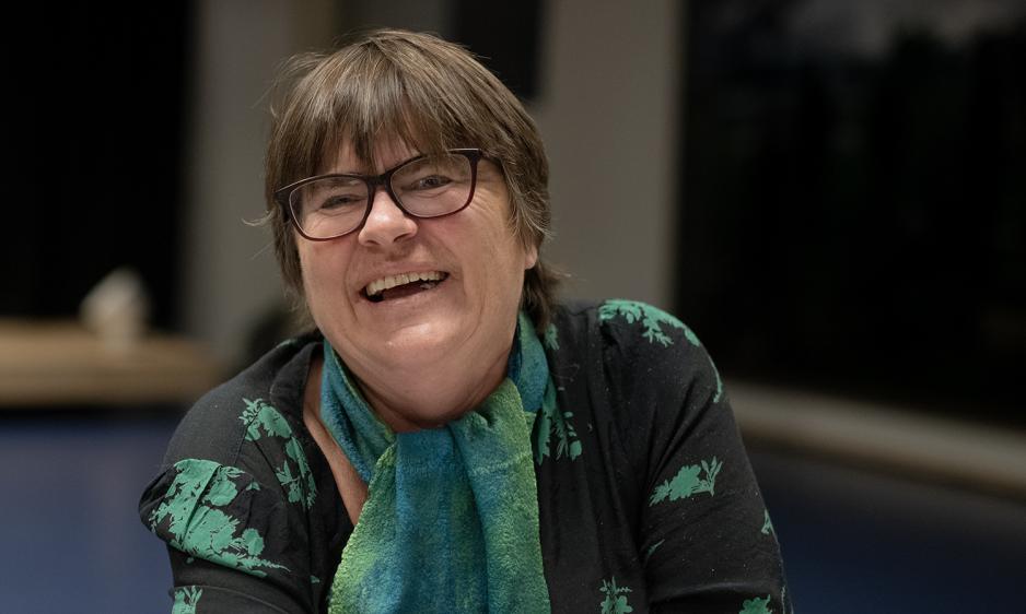 L&aelig;reren og leder for spr&aring;kkaffe Marit Helle