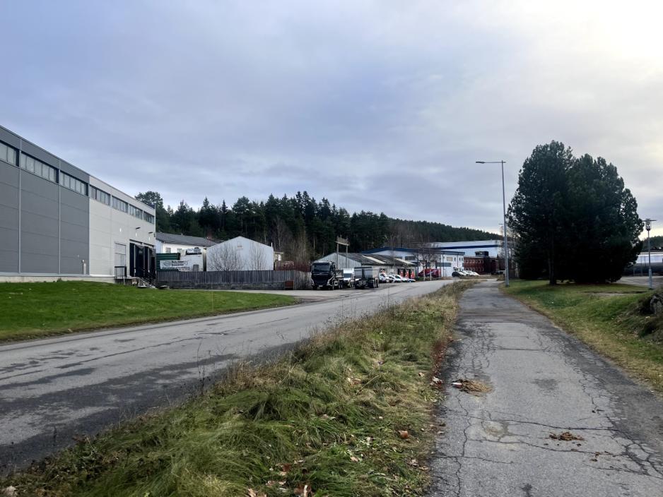 Rosenholmveien, industriomr&aring;de