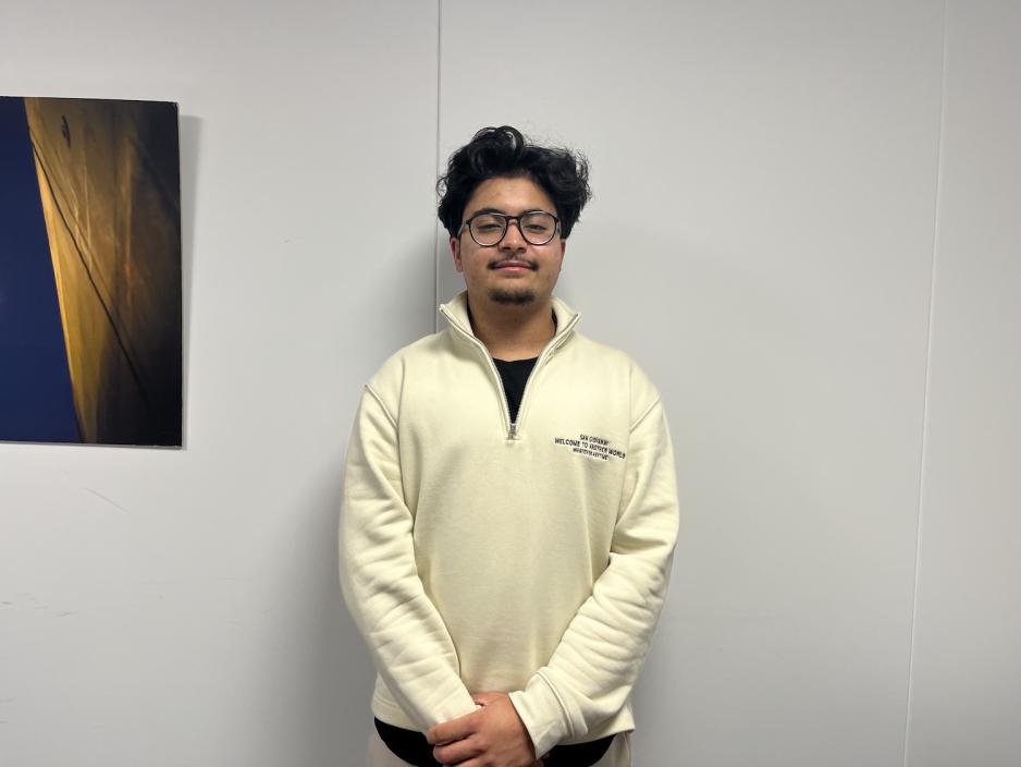 Usman Ammad på OsloMet Holmlia