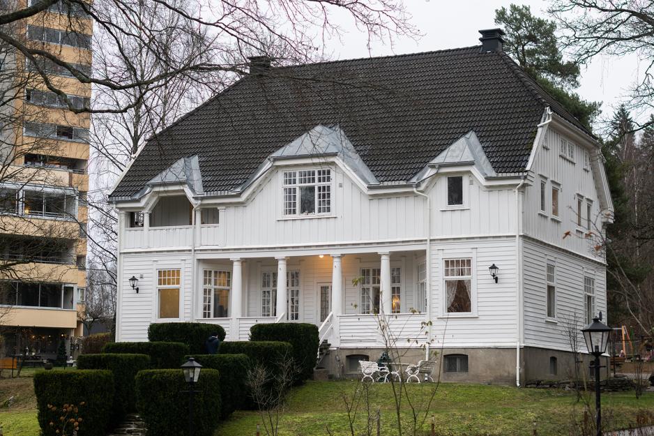 Her på Trosterudvillaen møttes deltakerne for å delta workshop om frihet og kultur.