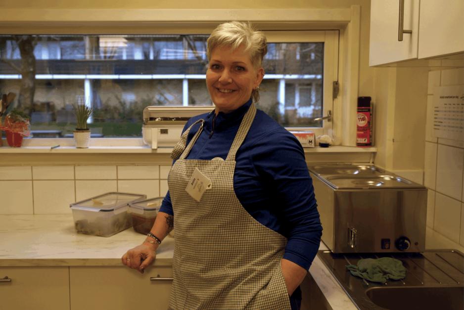 Anita Vasstveit, kjøkkensjef på Vestre Aker Frivilligsentral