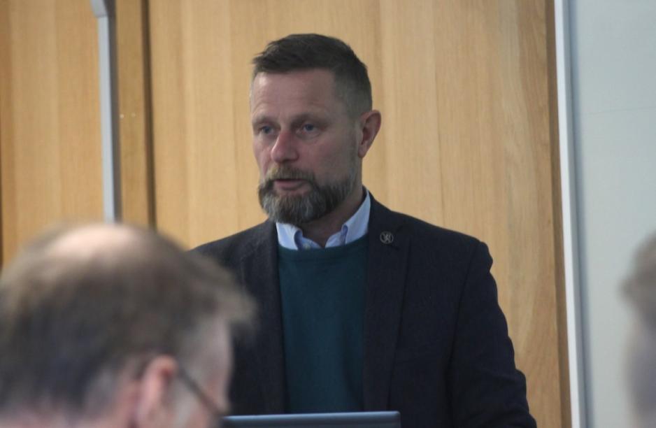 Bent Høie på talerstolen