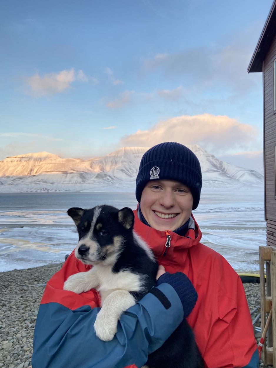 Paul Gjone Dobbe på Svalbard