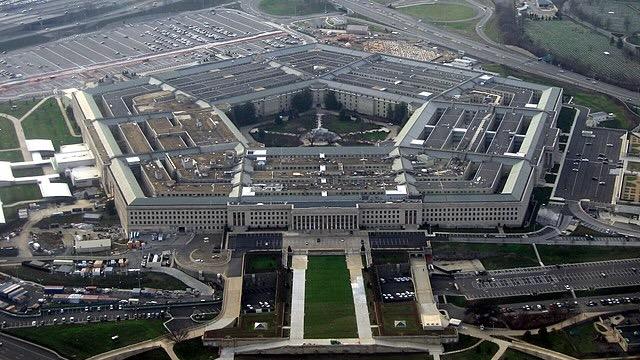 Oversiktsbilde av Pentagon. 