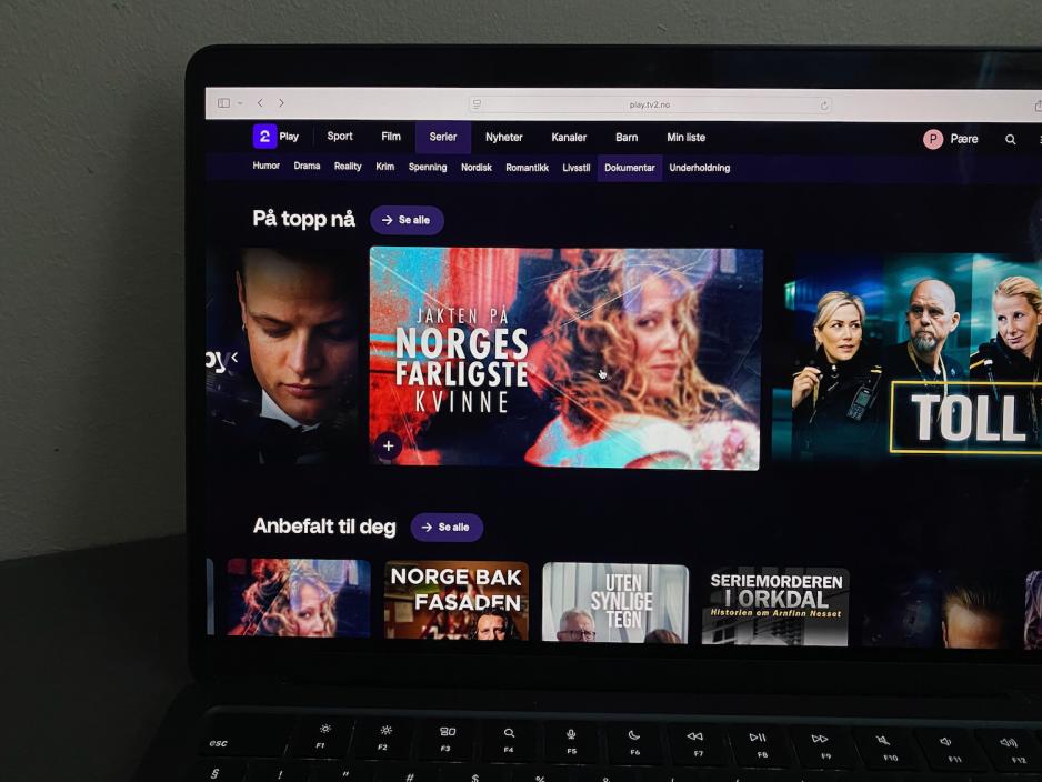 "Jakten på Norges farligste kvinne" er på topp nå på TV 2 Play.