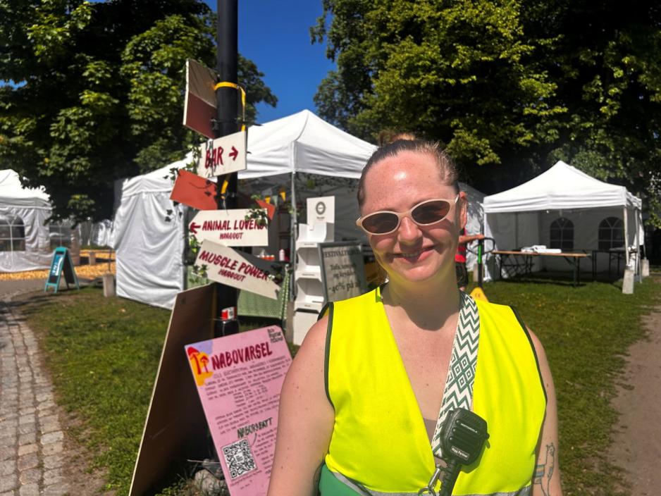 Hannah Paulsen fotografert på Oslo Vegetarfestival