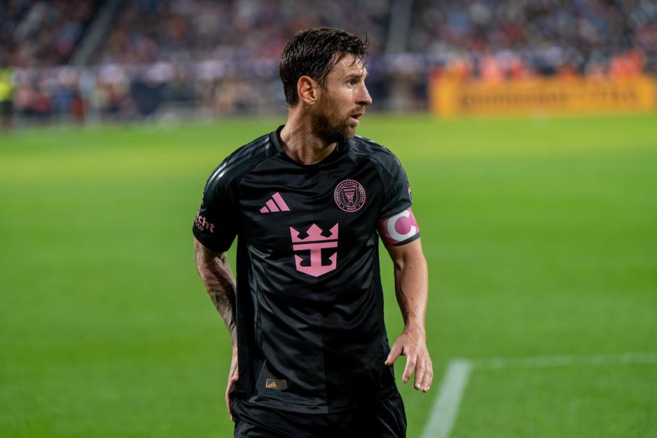 Lionel Messi under kampen mellom New York City FC og Inter Miami CF 24.