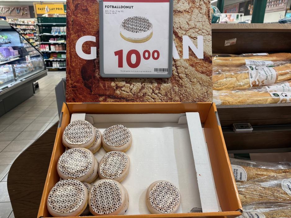 Fotballdonut - markedsføring