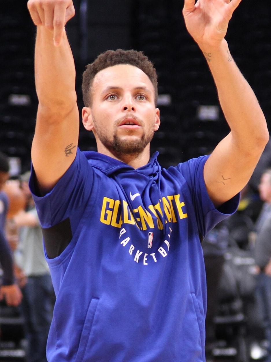 Stepen Curry som skyter