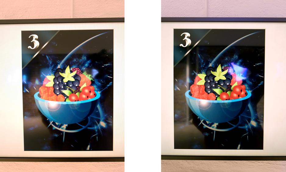 2 bilder av boller med b&aelig;r. Bildene er tilsynelatende like.