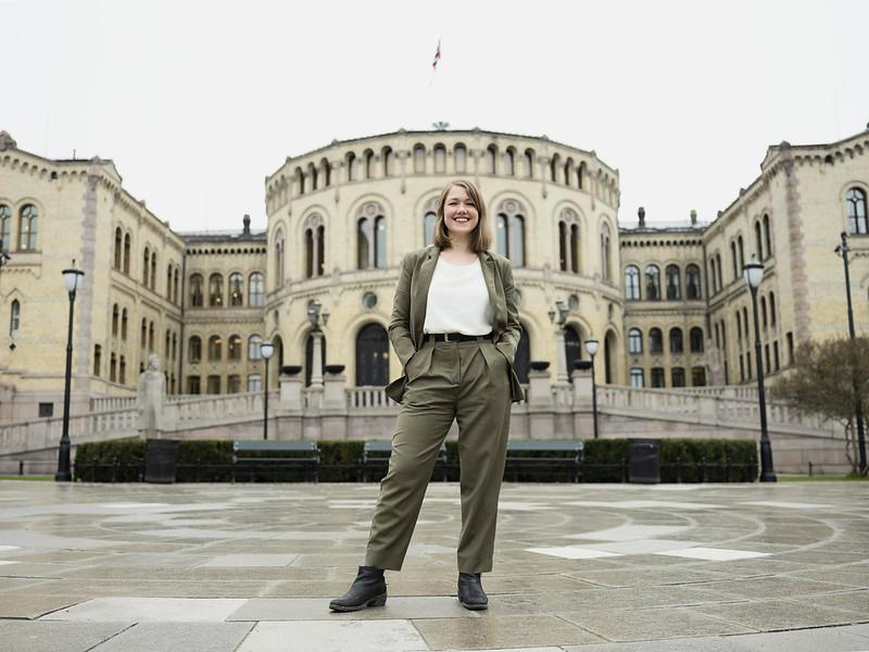 Une Bastholm er leder for Milj&oslash;partiet De Gr&oslash;nne, og kjemper om en plass p&aring; Stortinget.