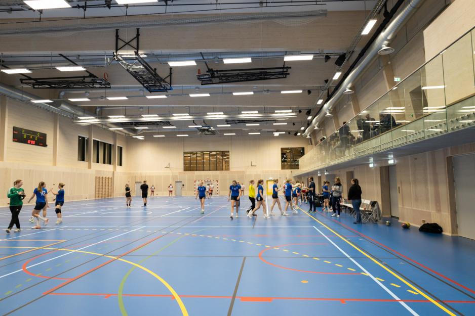 Korsvoll/Monolitten vs. Ullern 2. F&oslash;rste h&aring;ndballkamp i nye Korsvollhallen