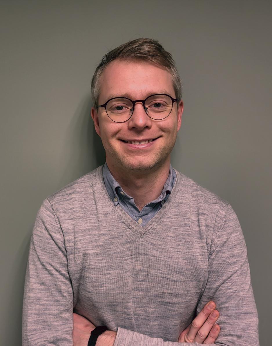 Frivillig i BARK p&aring; Sagene, Anders Lothe, avbildet i R&oslash;de Kors' lokaler