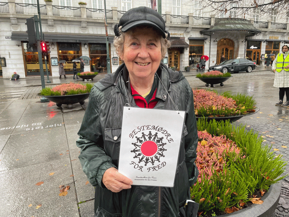 anne Margrete Halvorsen bestem&oslash;dre for fred