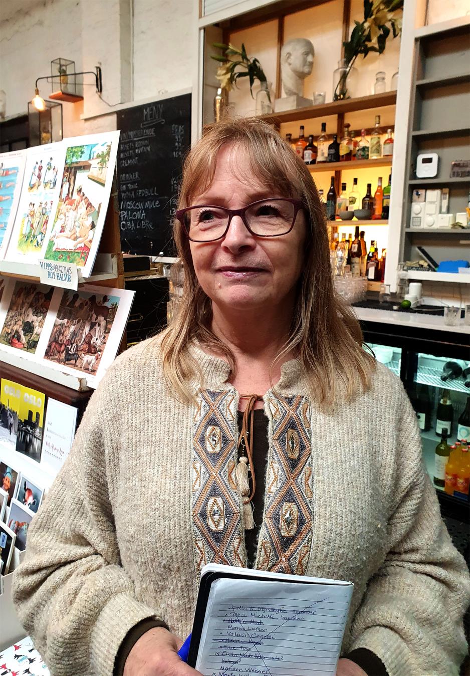 Anne Sofie Nomeland, arrang&oslash;r for S&oslash;ndagsmarkedet i Ingensgate.