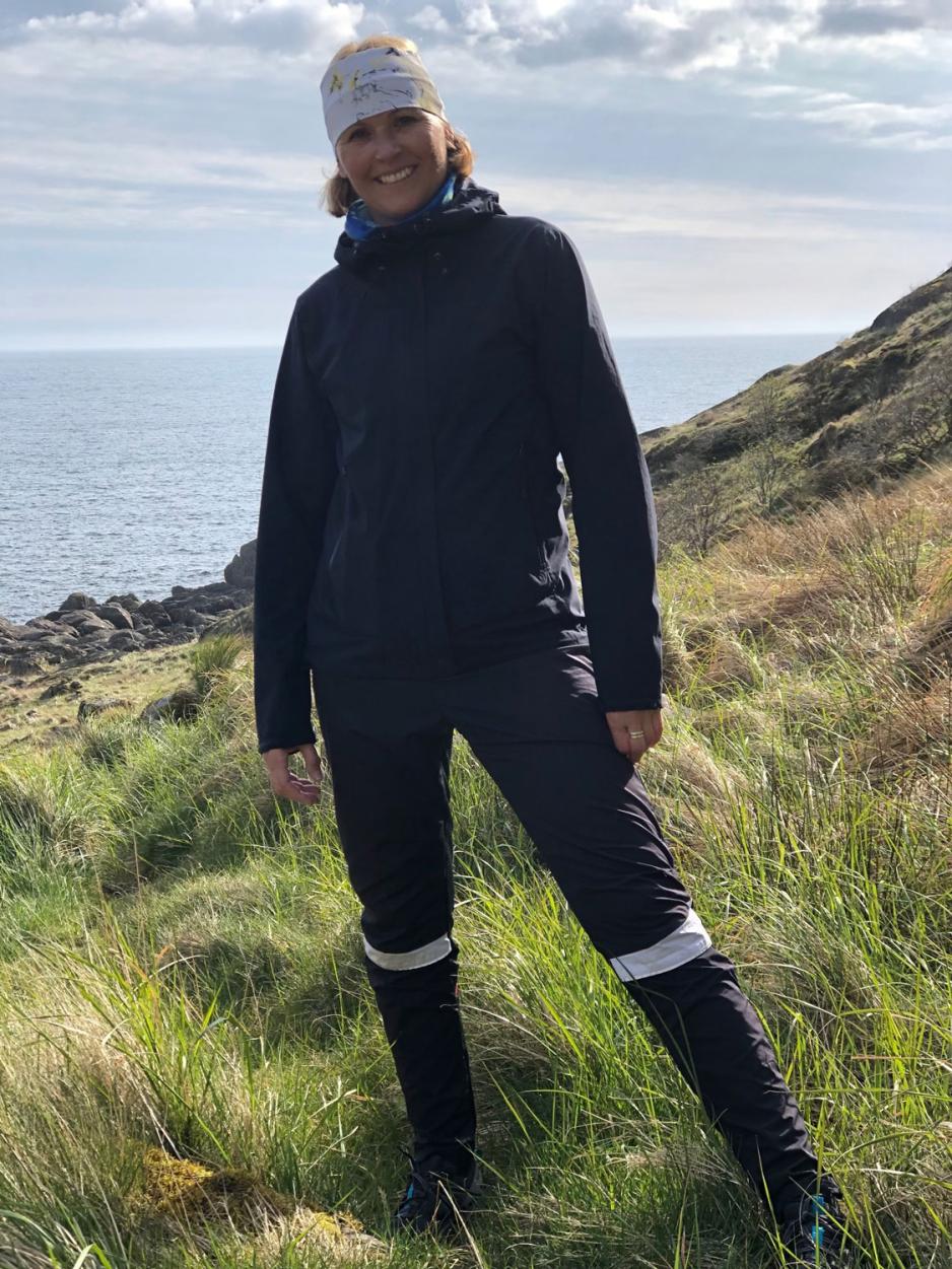 Bilde av Annette Sikveland p&aring; tur. 