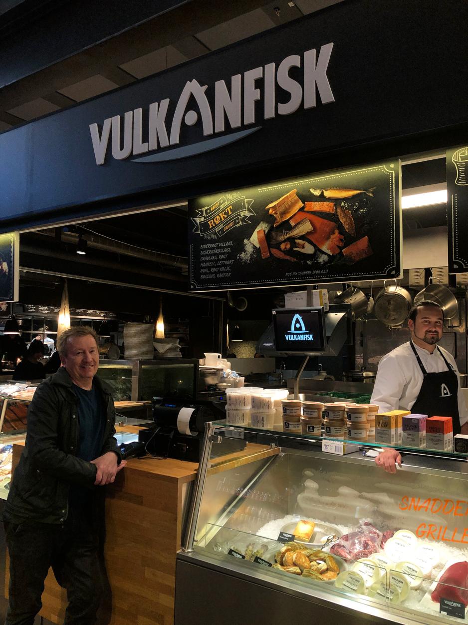 Bilde av daglig leder og Ansatt p&aring; Vulkanfisk