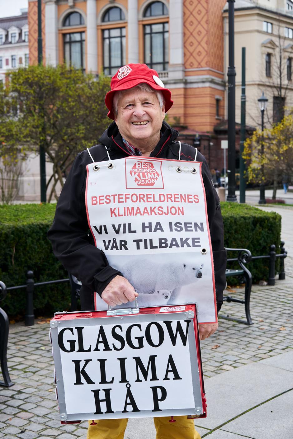 Bodvar Sonstad, skulle egentlig dra til Glasgow, men planene ble endret p&aring; grunn av smittesituasjonen. 