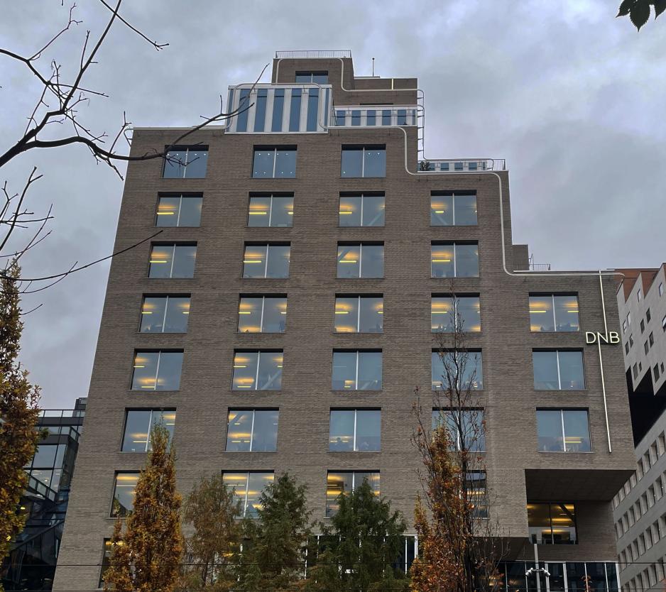 DNB sitt hovedkontor p&aring; Bj&oslash;rvika