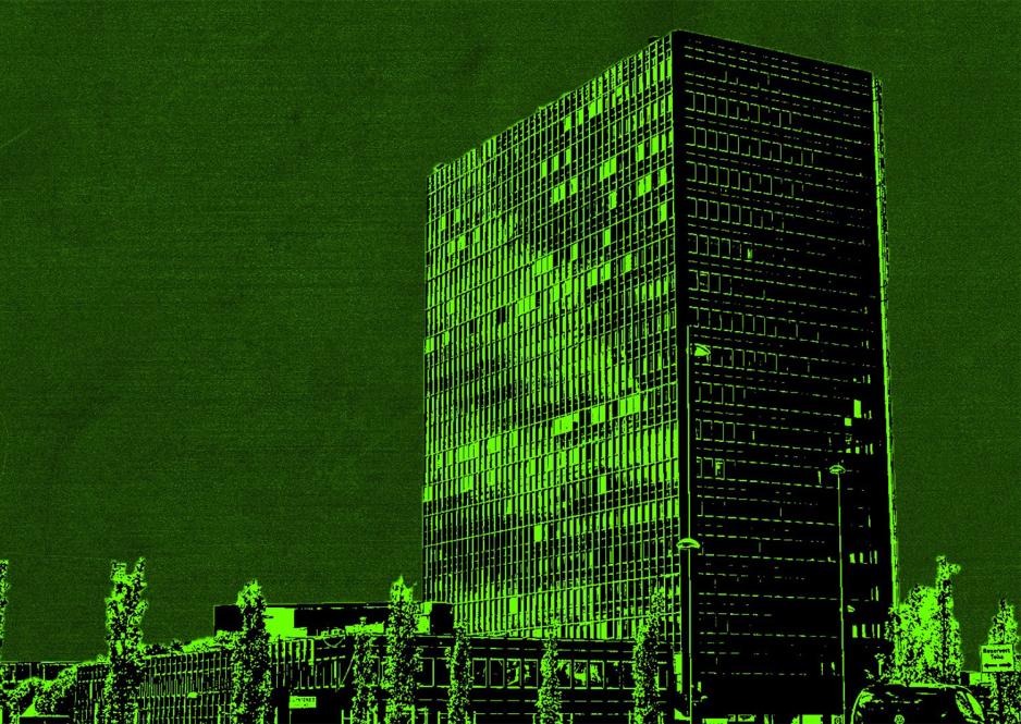 Plakat for forestillingen D&oslash;den p&aring; Oslo S