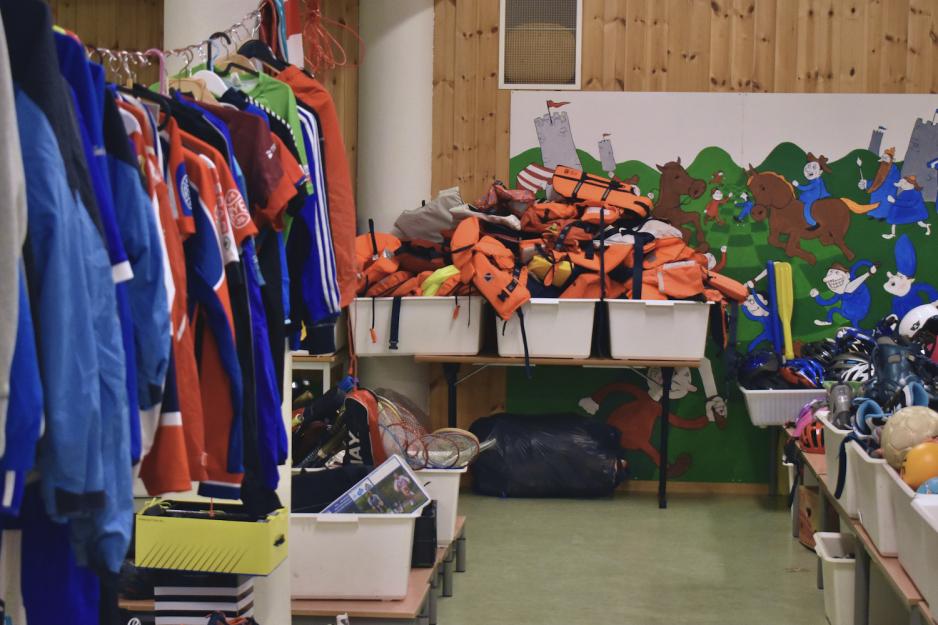 Lopper p&aring; Korsvoll skole.