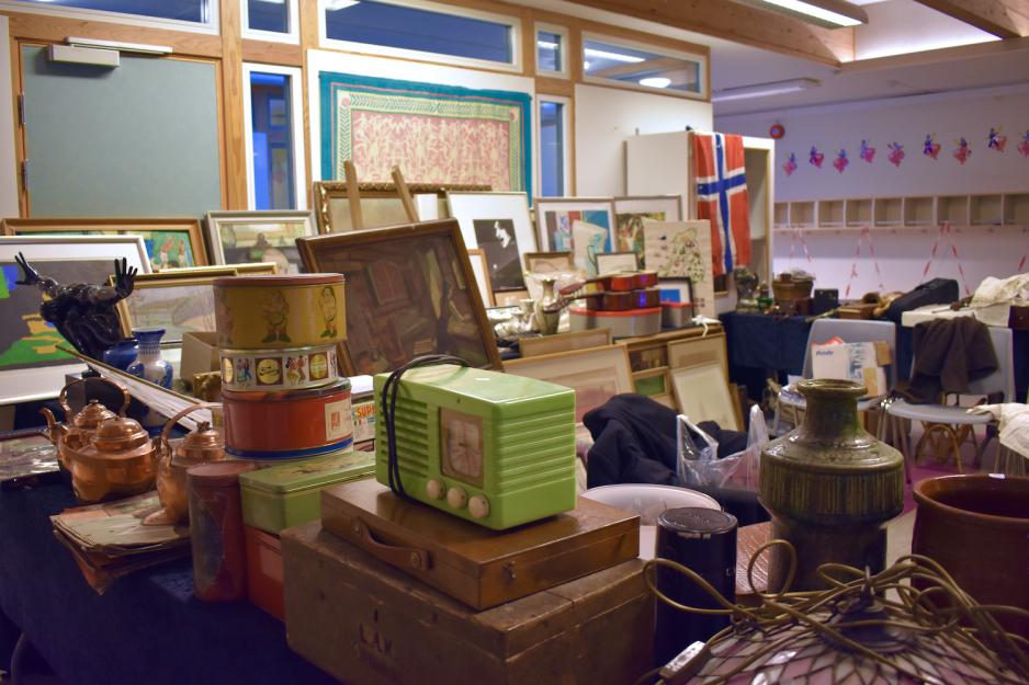 Lopper p&aring; Korsvoll skole.