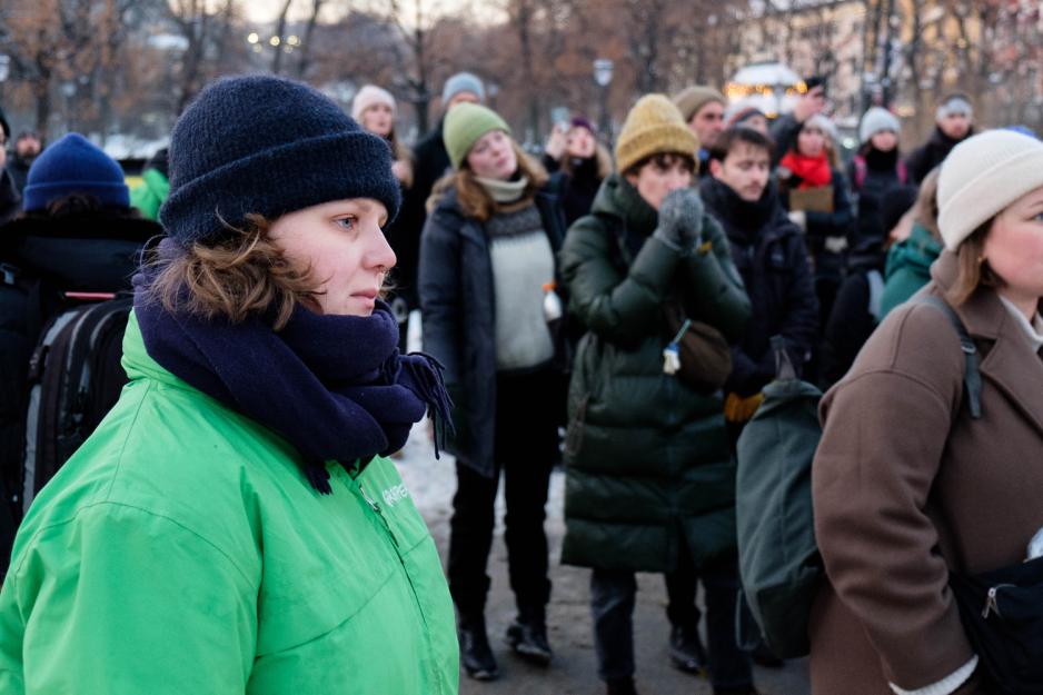Haldis Helle p&aring; Eidsvolls plass