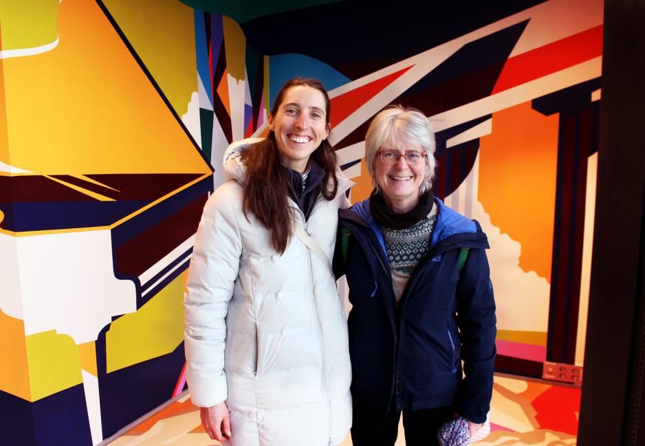  Christine Evans og Ruby O'Kane p&aring; Deichman Bj&oslash;rvika