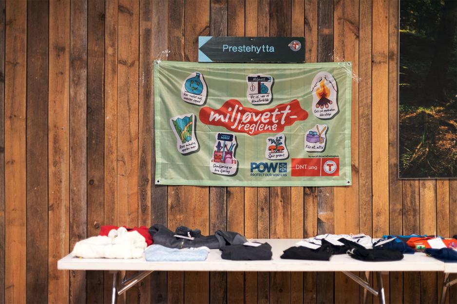 Banner av DNT ung sine milj&oslash;vettregler