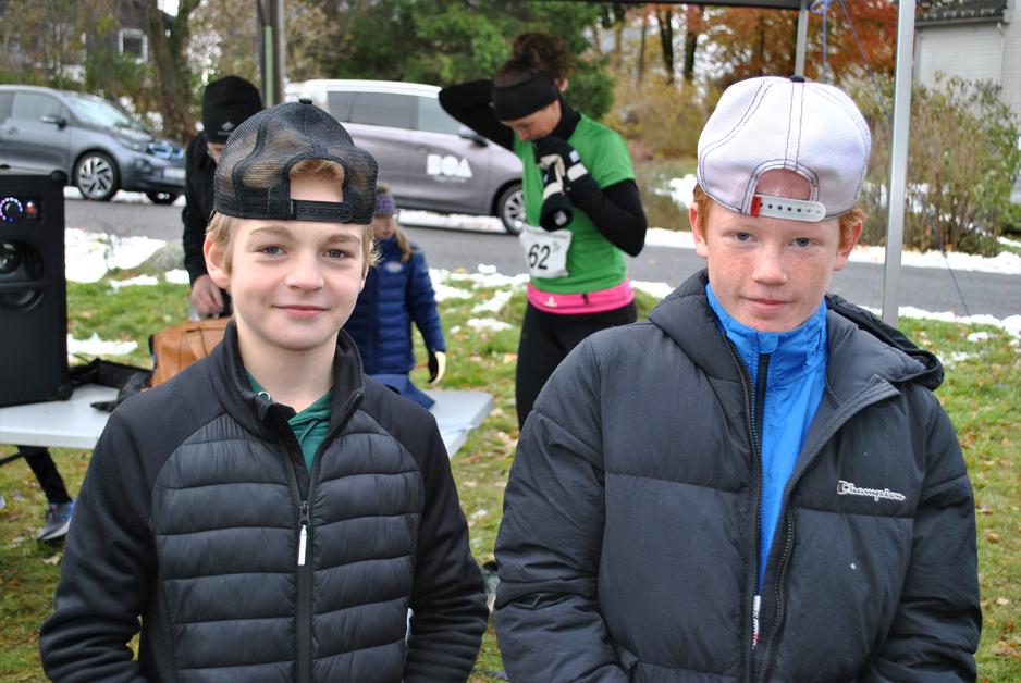 Maxi Engstad og Simon Stautland fra Manglerud Star Hockey