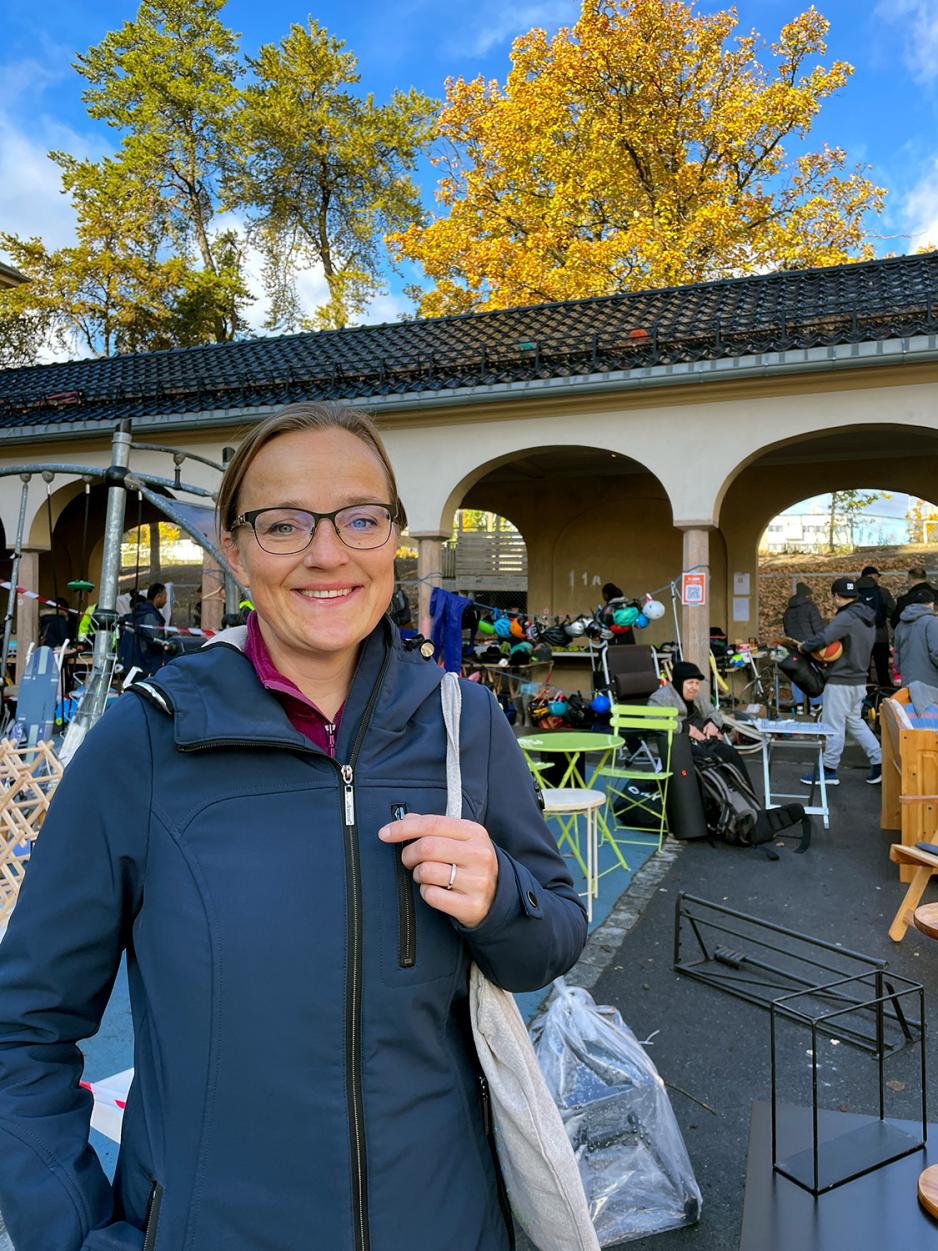 Hulda Bernhardt (46) var p&aring; utkikk etter et kupp. 