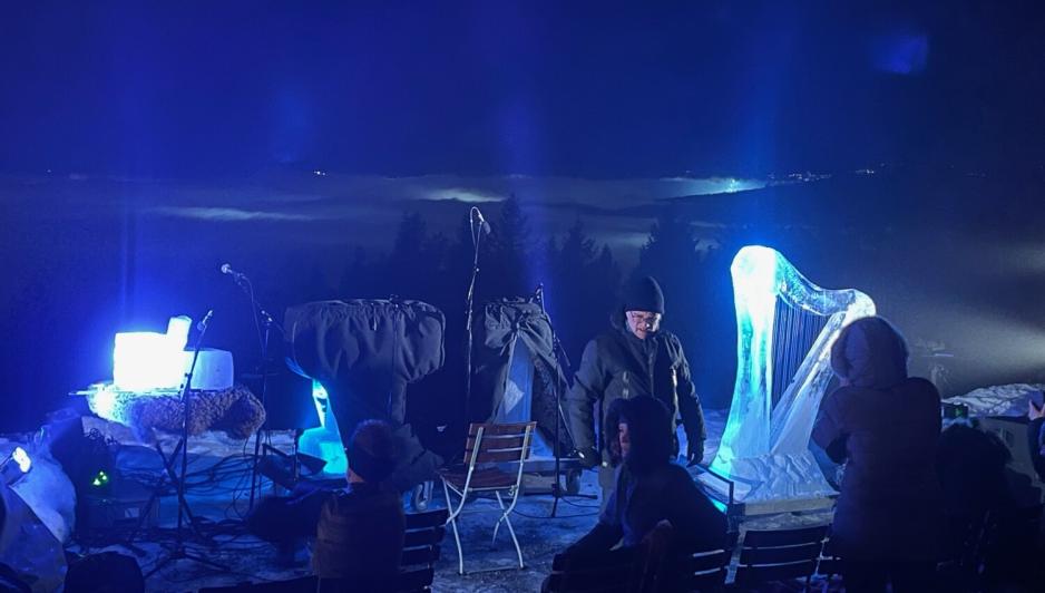 oslo t&aring;ke grefsenkollen scene instrument ute