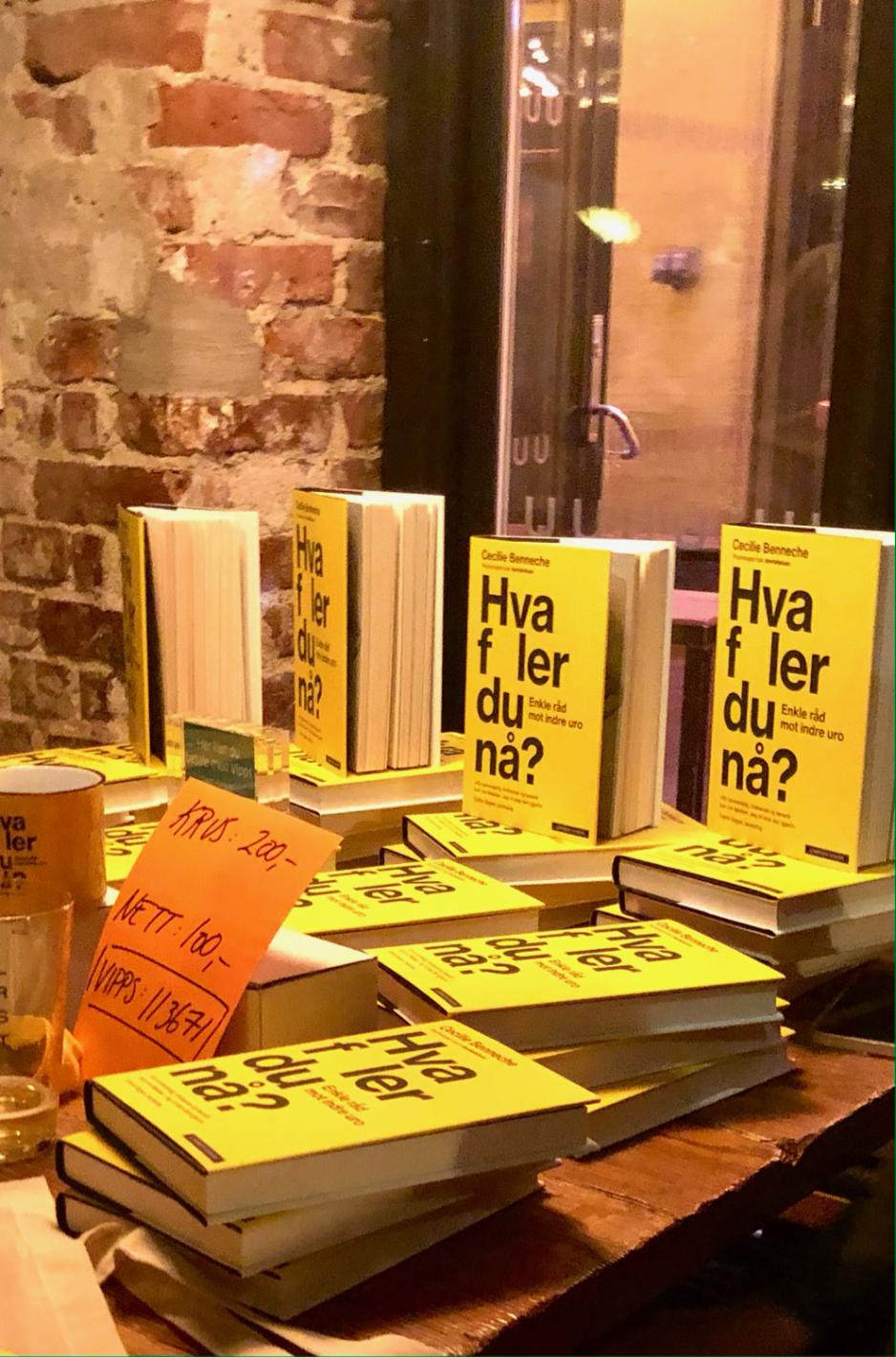 "Hva f&oslash;ler du n&aring;" fikk nytt opplag etter kun &eacute;n uke. Foto: Andrea Viland Ask