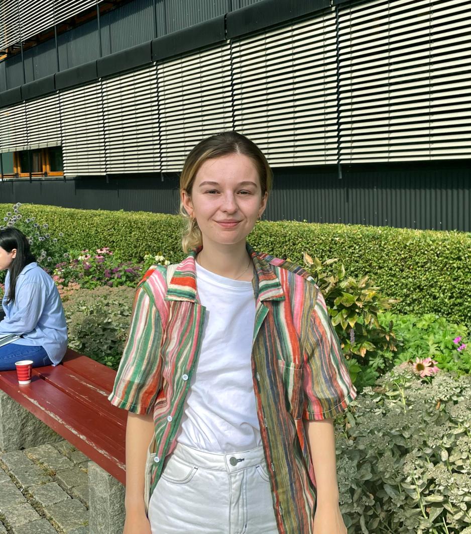 Bilde av Maria Bonita Igland, medlem av kvinnepolitisk utvalg i Sosialistisk Venstreparti (Foto: Selma J.&nbsp;Skj&oslash;mming)&nbsp;