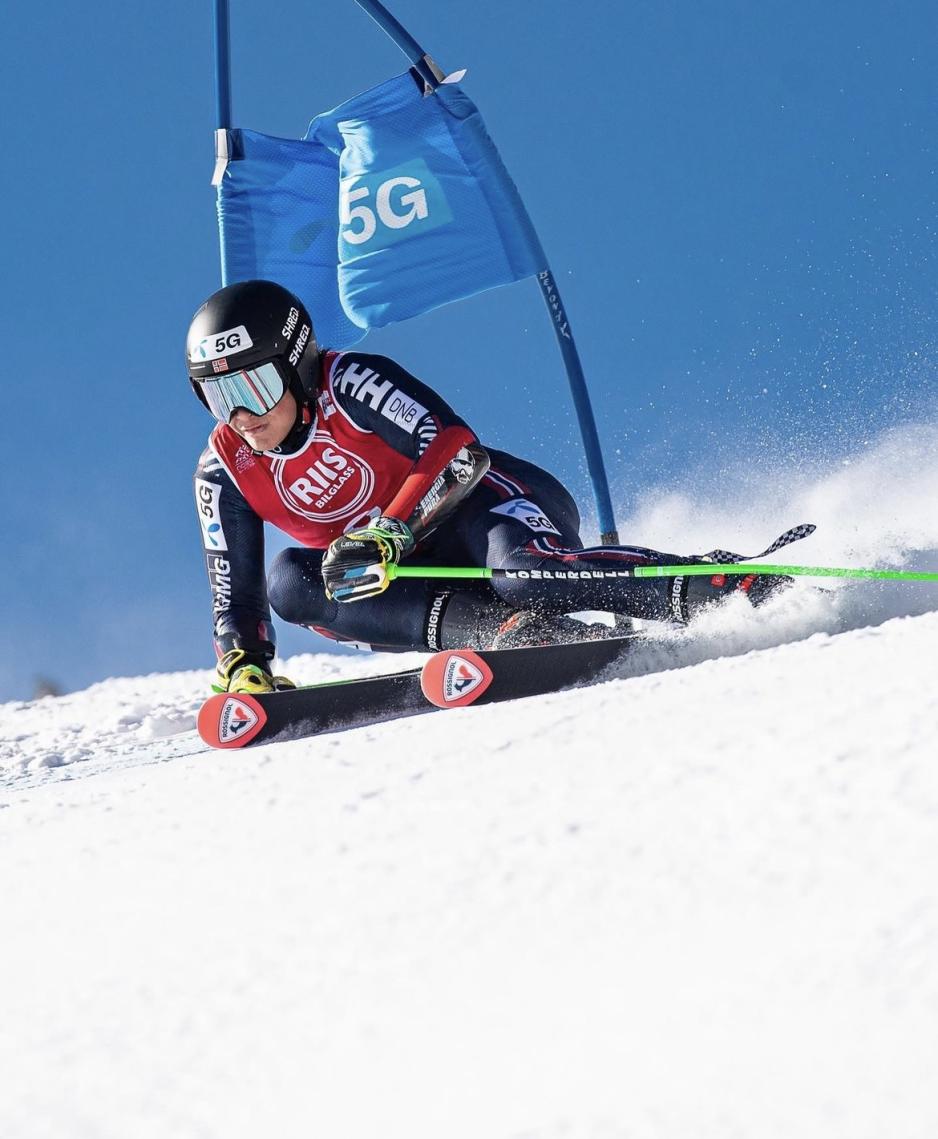 Alexander Steen Olsen i storslaloml&oslash;ypa