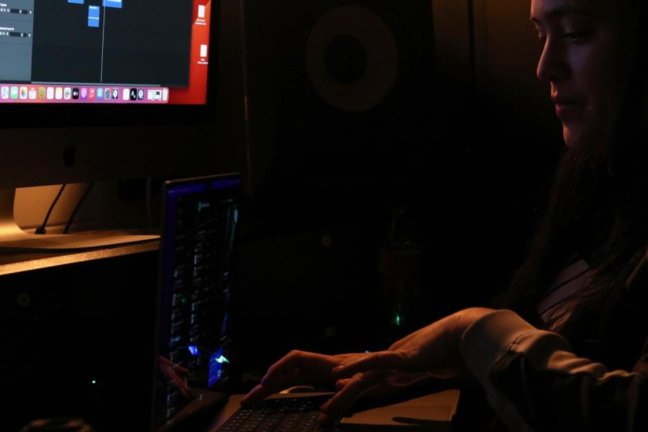 S&oslash;ndre Sound studio Karin Mel&oacute;n Holmlia