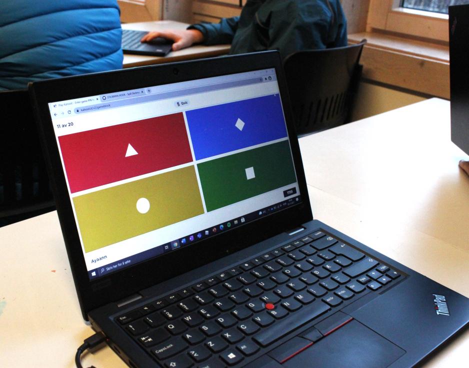 Svaralternativer p&aring; Kahoot