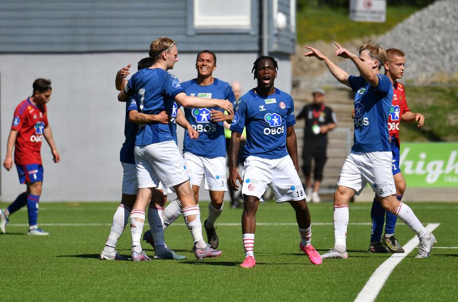 KFUM spillerne jubler