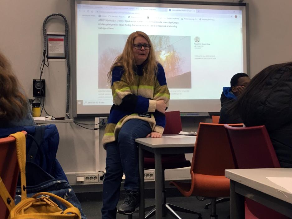 L&aelig;rer i klasserom