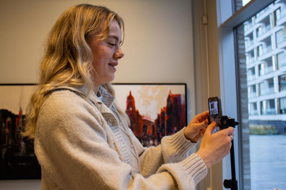 Lea Alstad p&aring; tiktok