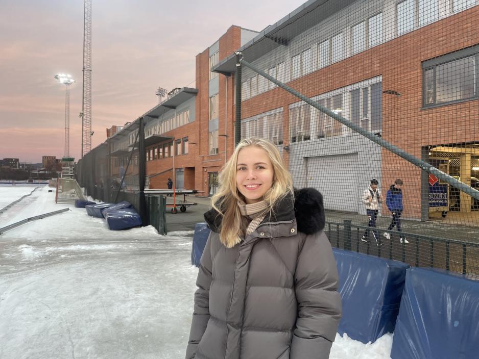Martine S&oslash;rensen p&aring; Marienlyst i Drammen.