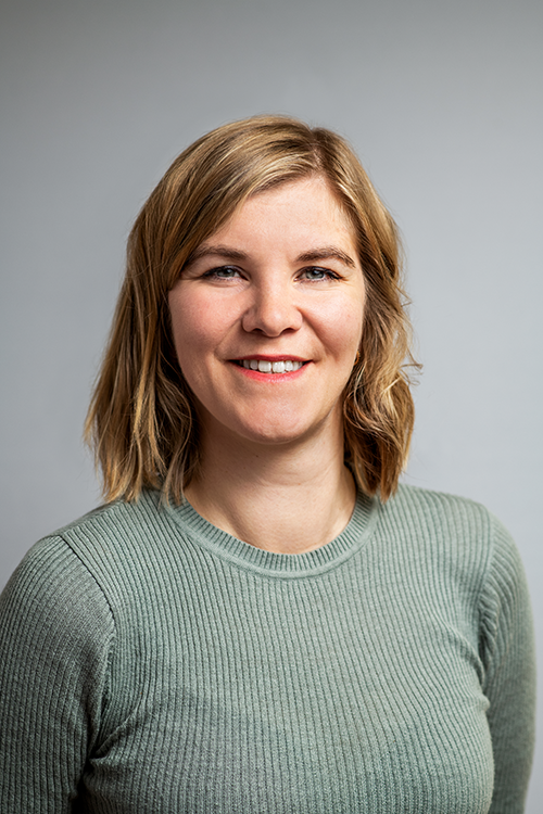 Pressebilde av statssekret&aelig;r Elisabeth S&aelig;ther