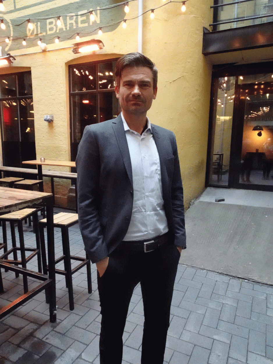 Portrett av sjef&oslash;konom i LO &Oslash;ystein D&oslash;rum.