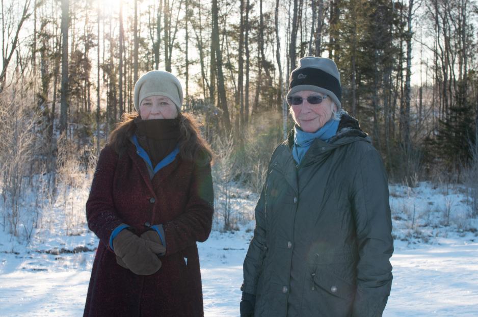 Tone Abelstrup og Bj&oslash;rg Ofstad p&aring; tur 