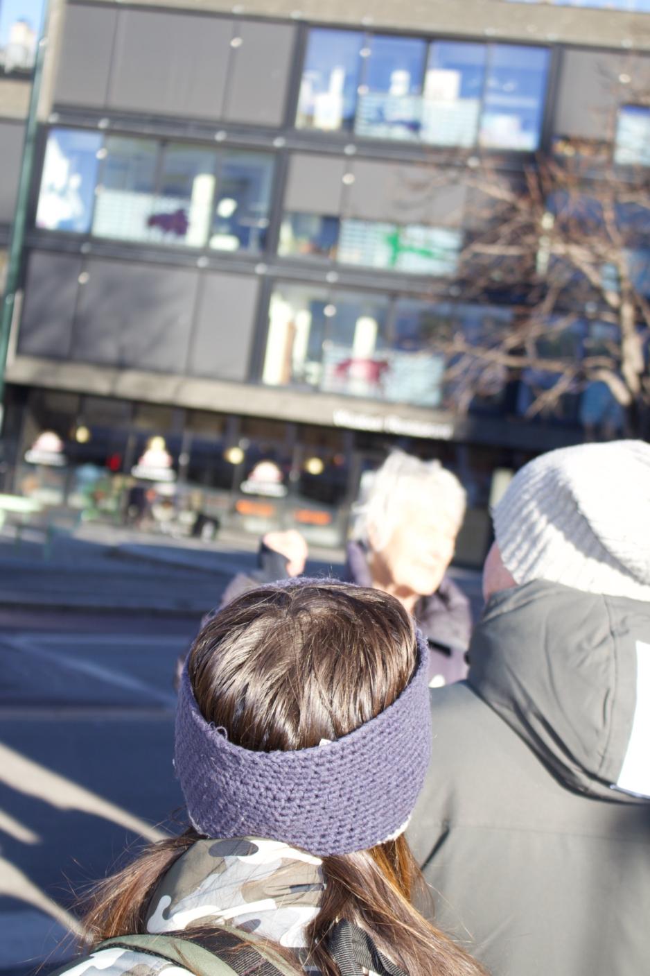 gruppe p&aring; vandring