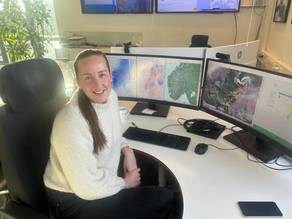 Pernille Borander p&aring; Tv-vakt