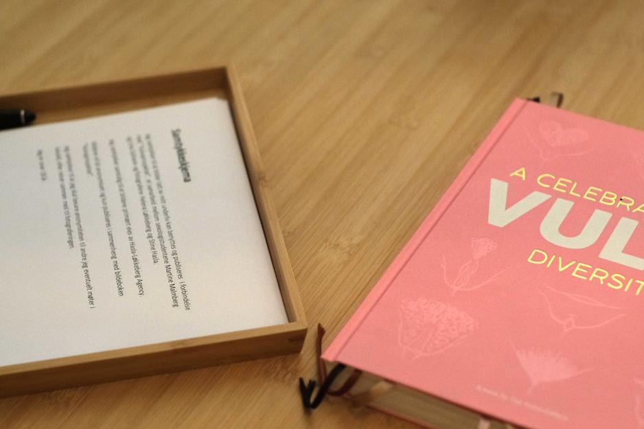 Alle vulva-modellene m&aring; skrive under p&aring; et samtykke-skjema, for &aring; bevare alles anonymitet. 