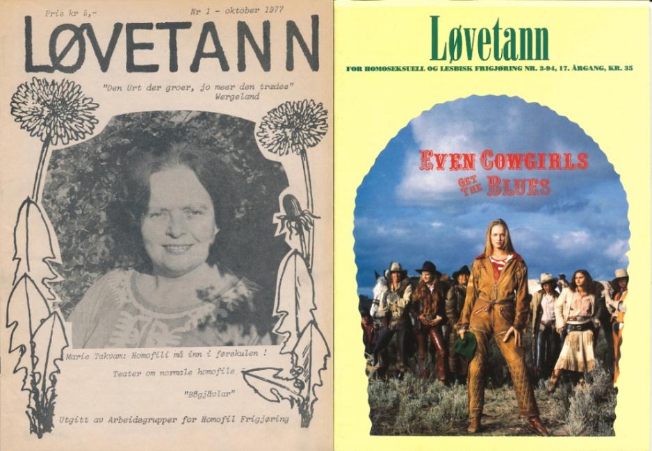 L&oslash;vetann magasin 1977 og 1994
