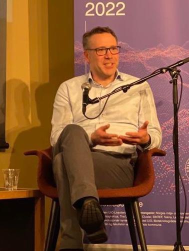 S&oslash;ren Erik Pischke under debatten.