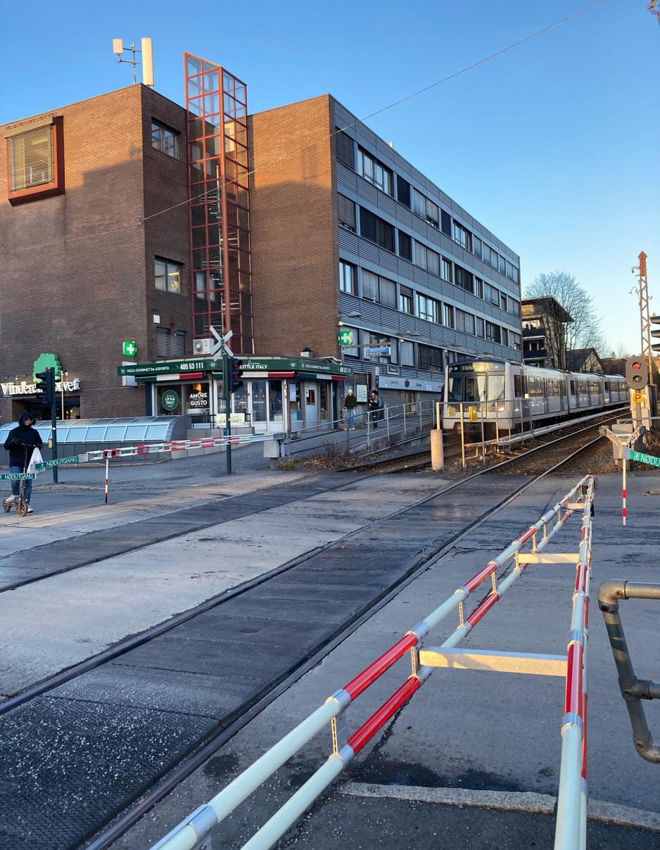 T-banestasjonen p&aring; Vinderen